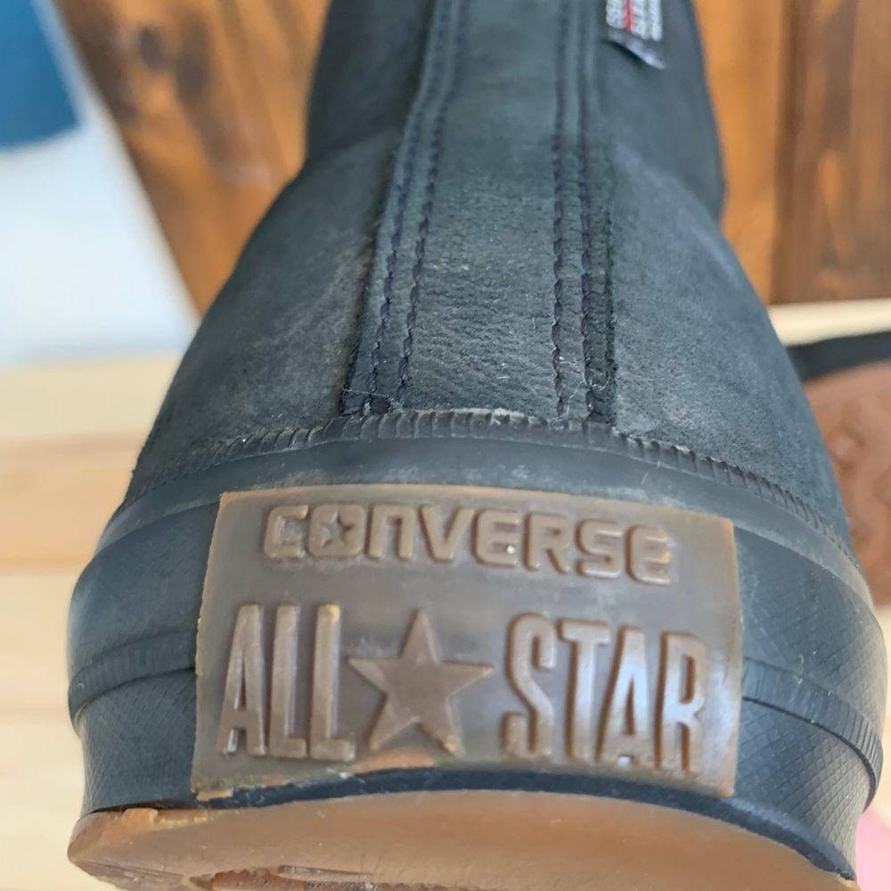Converse Chuck Taylor All Star Men’s 
Waterproof Nubuck Boots in Black-Rare - Picture 15 of 16